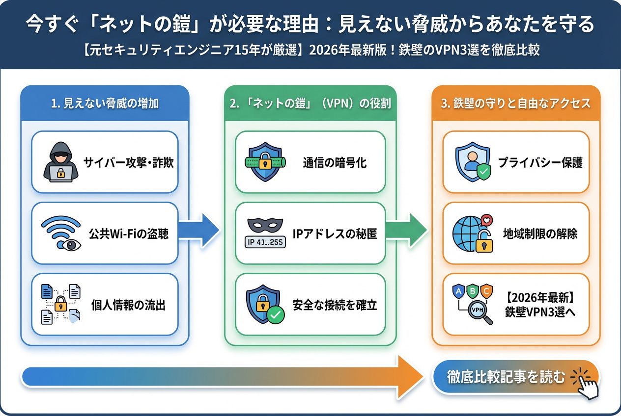 プライバシー 今すぐ「ネットの鎧」が必要な理由:見えない脅威からあなたを守る