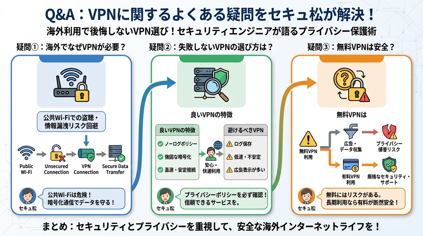 プライバシー Q&A:VPNに関するよくある疑問をセキュアが解決!