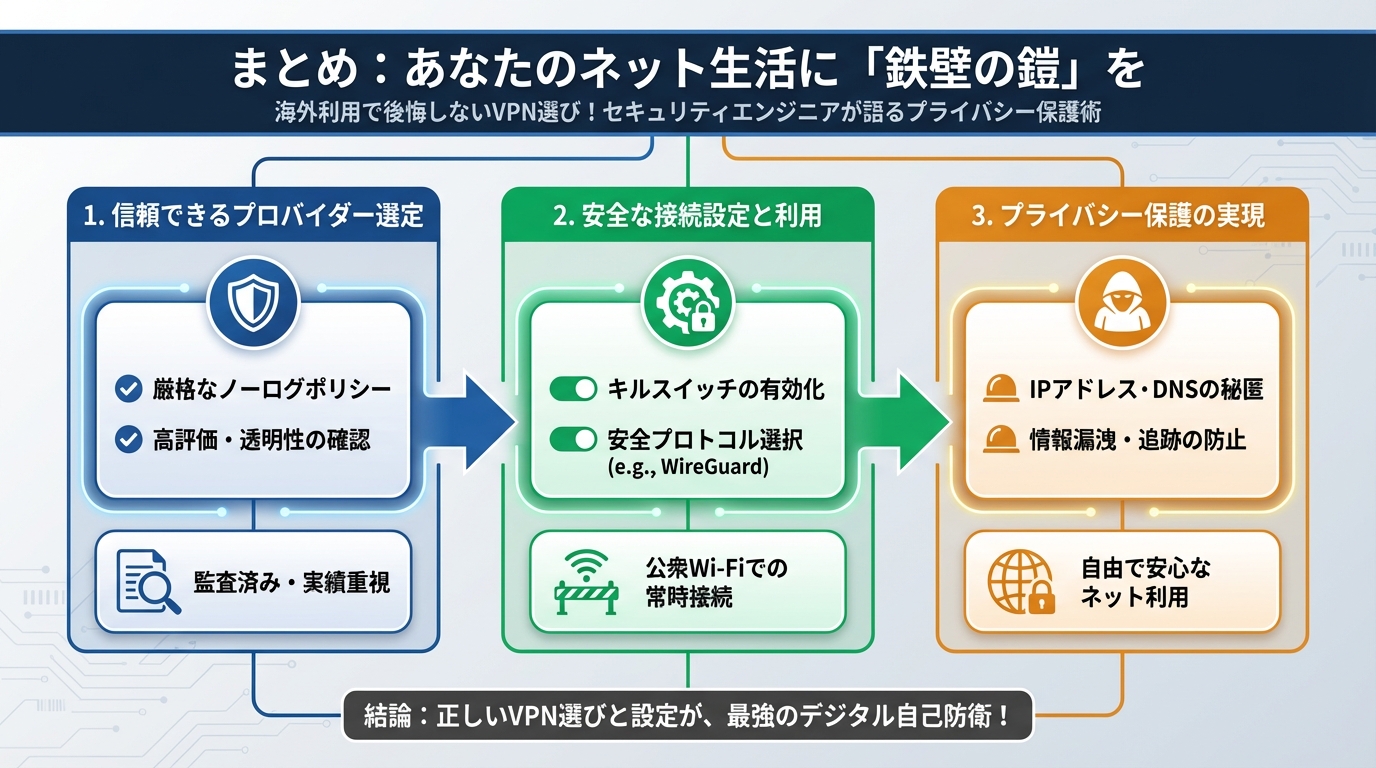 プライバシー まとめ:あなたのネット生活に「鉄壁の鎧」を