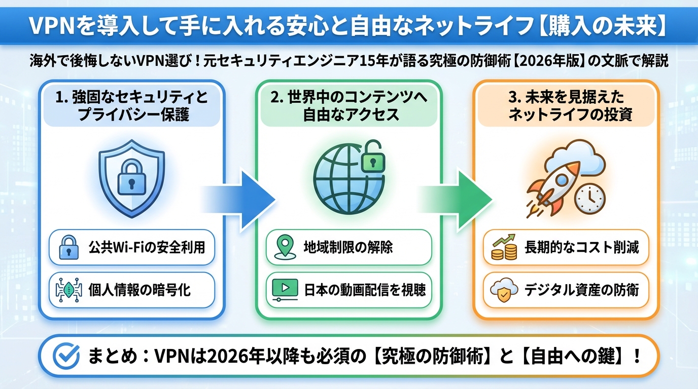 セキュリティ VPNを導入して手に入れる安心と自由なネットライフ【購入の未来】