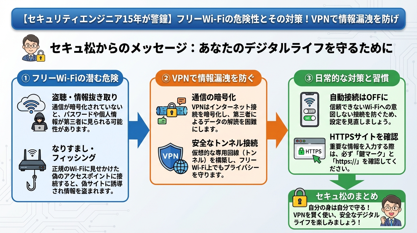 フリーWi-Fi セキュアからのメッセージ:あなたのデジタルライフを守るために