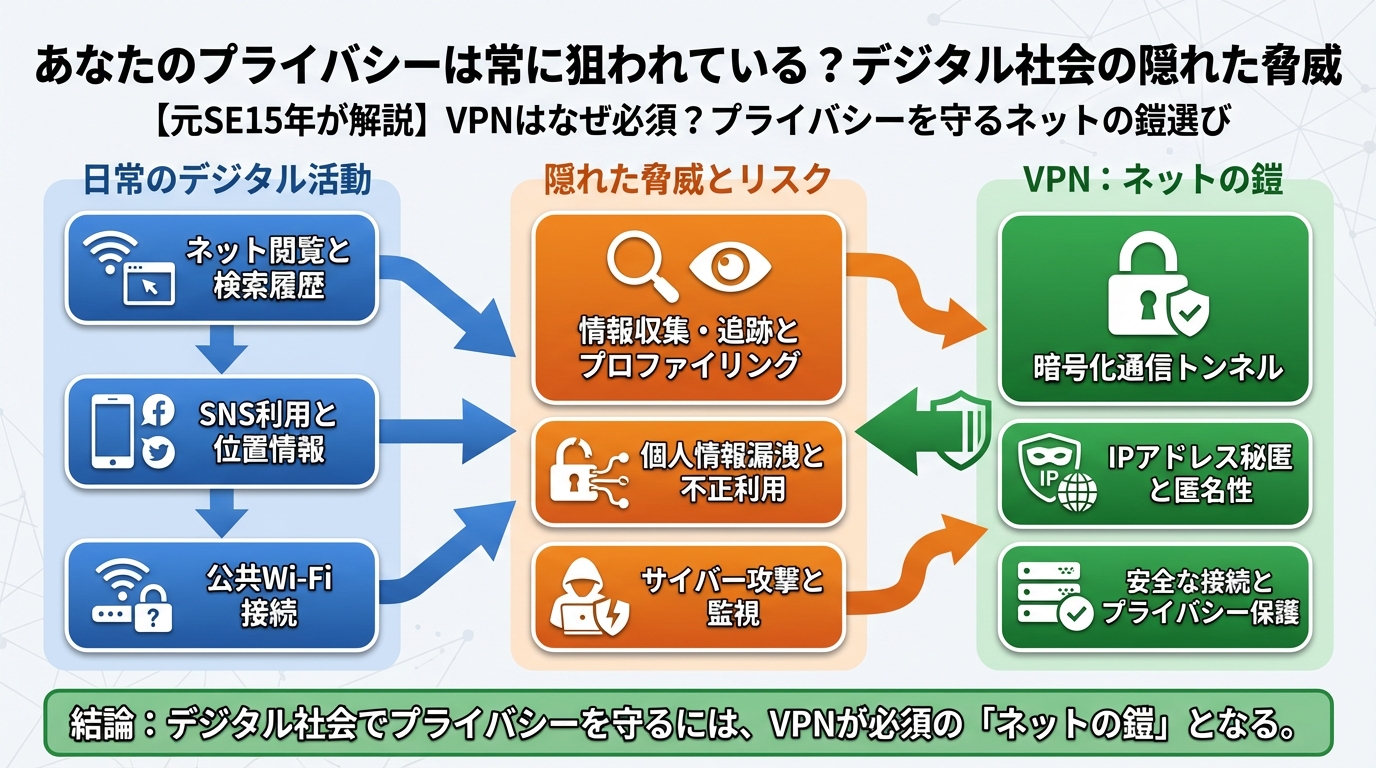 プライバシー あなたのプライバシーは常に狙われている?デジタル社会の隠れた脅威