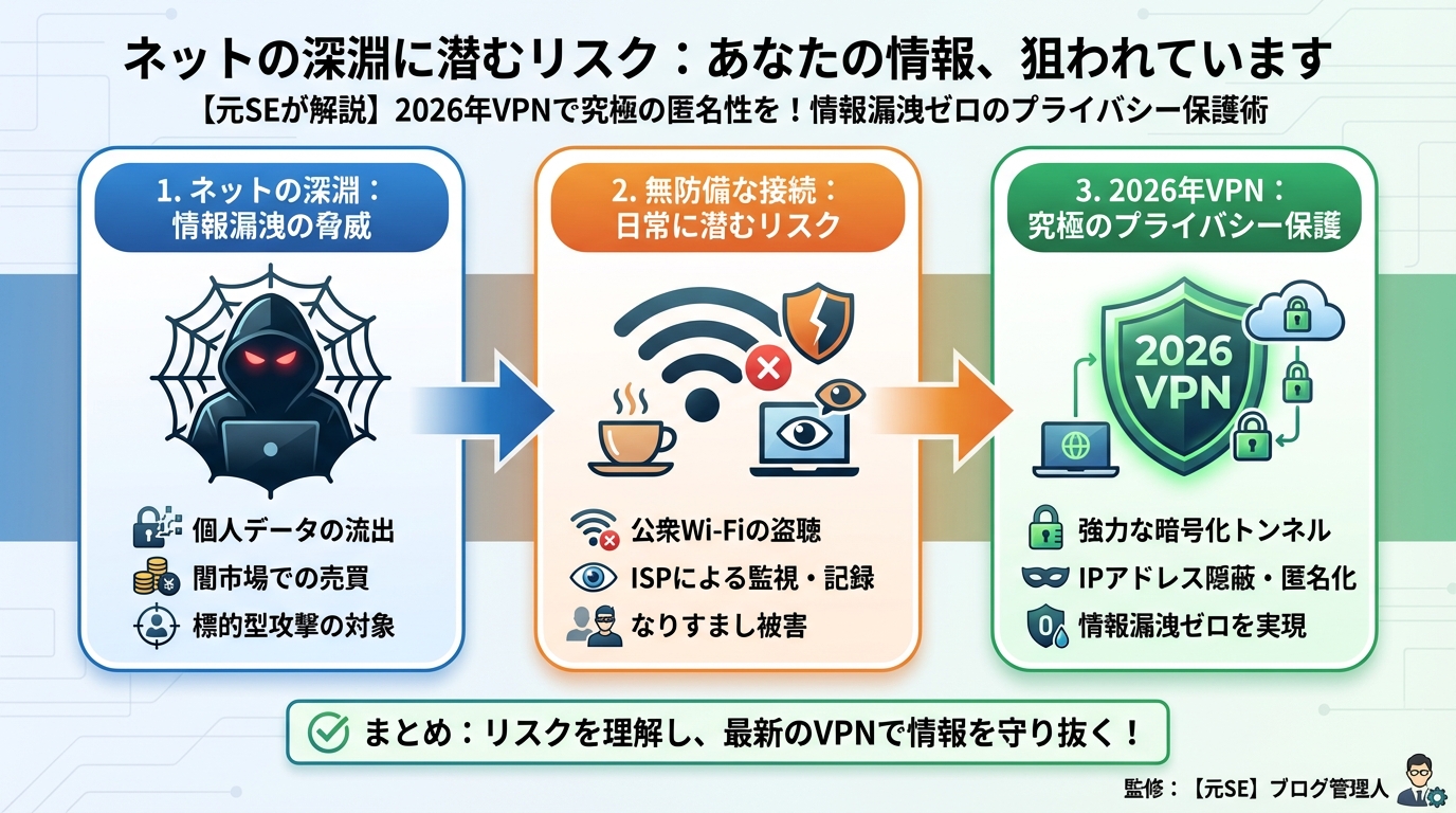 セキュリティ ネットの深淵に潜むリスク:あなたの情報、狙われています