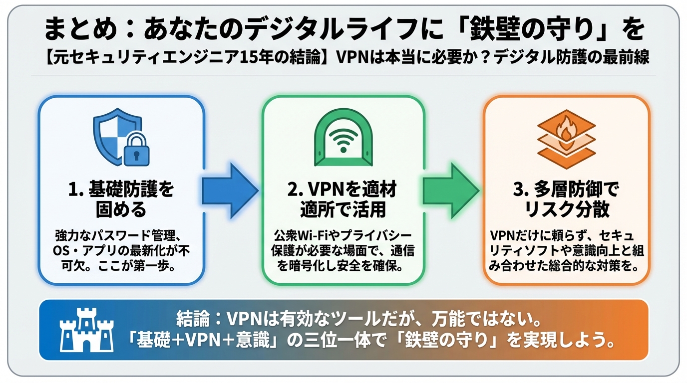 セキュリティ まとめ:あなたのデジタルライフに「鉄壁の守り」を