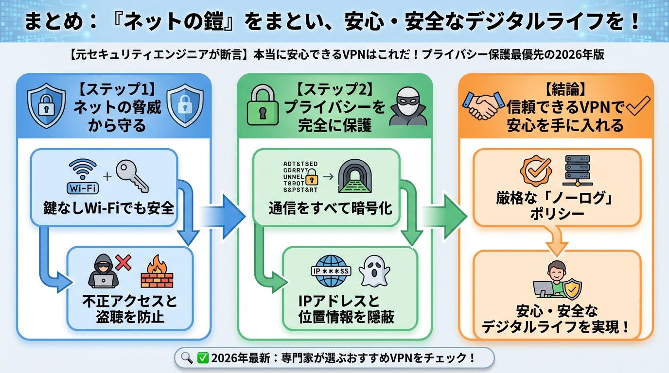セキュリティ まとめ:『ネットの鎧』をまとい、安心・安全なデジタルライフを!