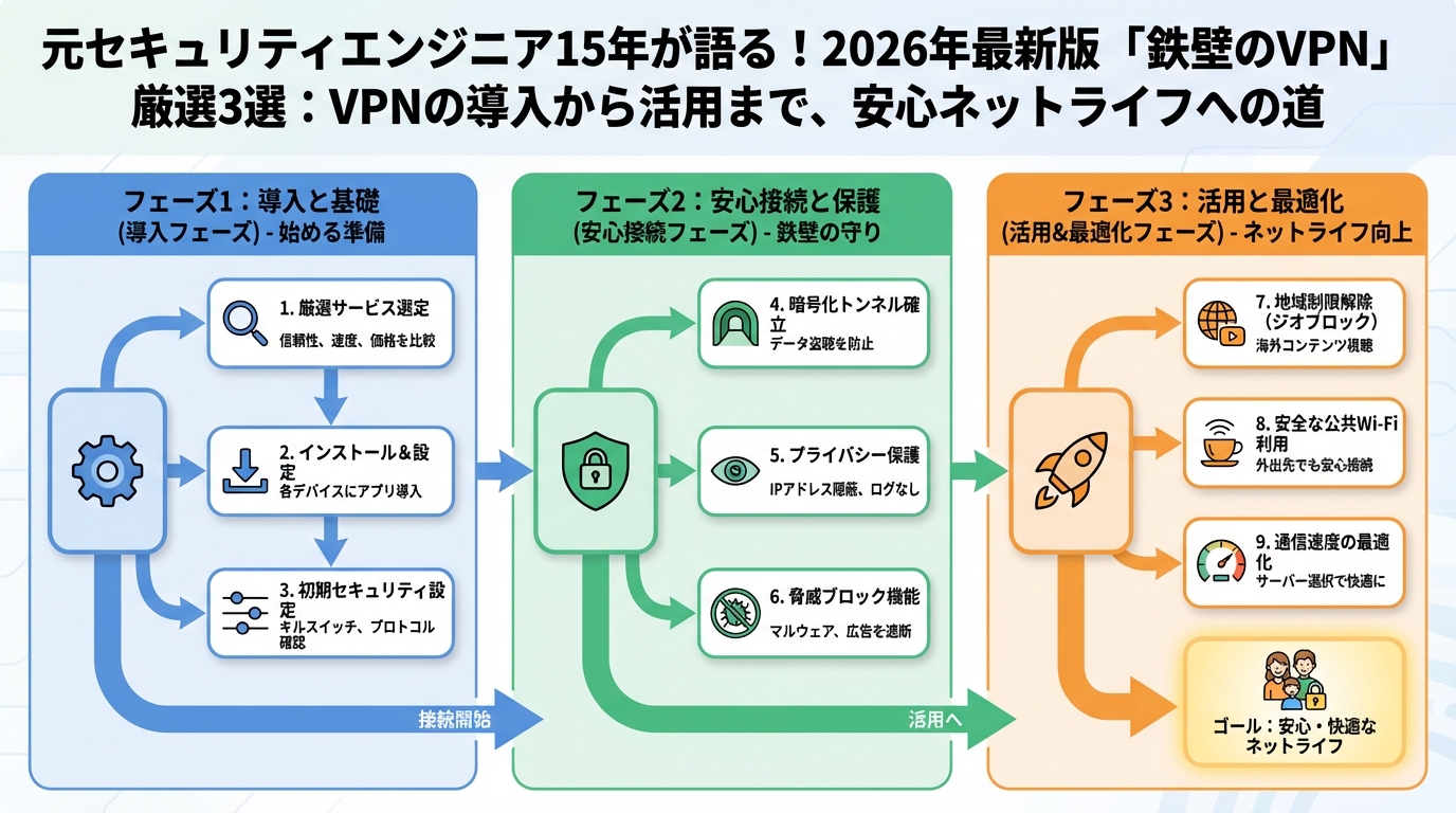 セキュリティ VPNの導入から活用まで:安心ネットライフへの道