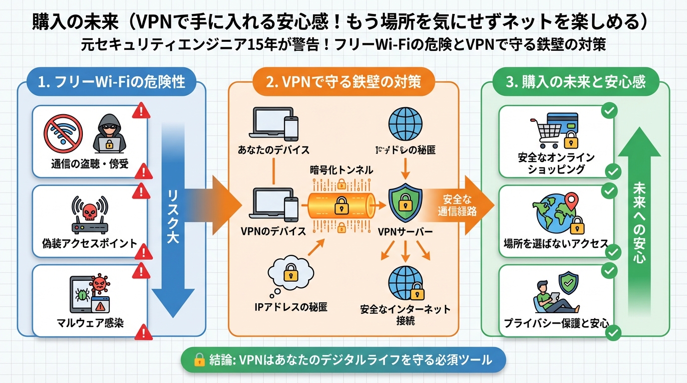 フリーWi-Fi 購入の未来(VPNで手に入れる安心感!もう場所を気にせずネットを楽しめる)