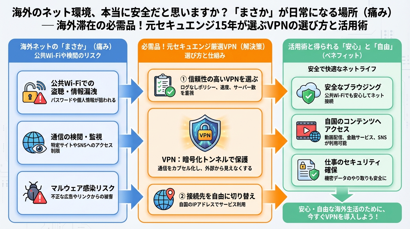 セキュリティ 海外のネット環境、本当に安全だと思いますか?「まさか」が日常になる場所(痛み)
