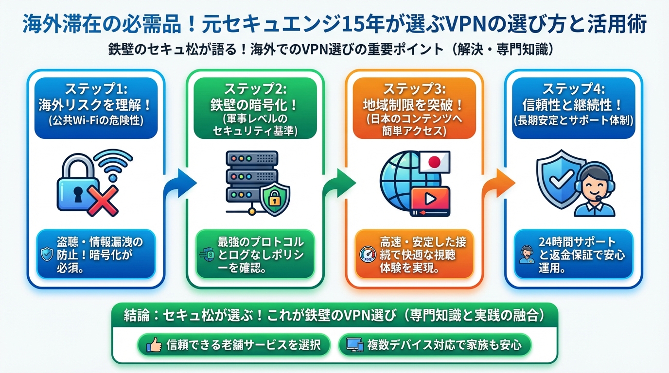セキュリティ セキュアが語る!海外でのVPN選びの重要ポイント(解決・専門知識)