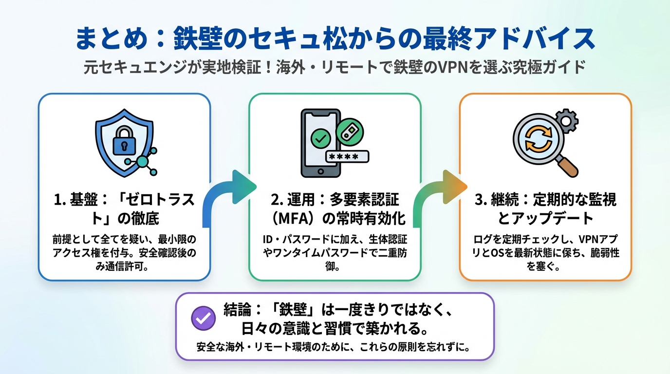 セキュリティ まとめ:セキュアからの最終アドバイス