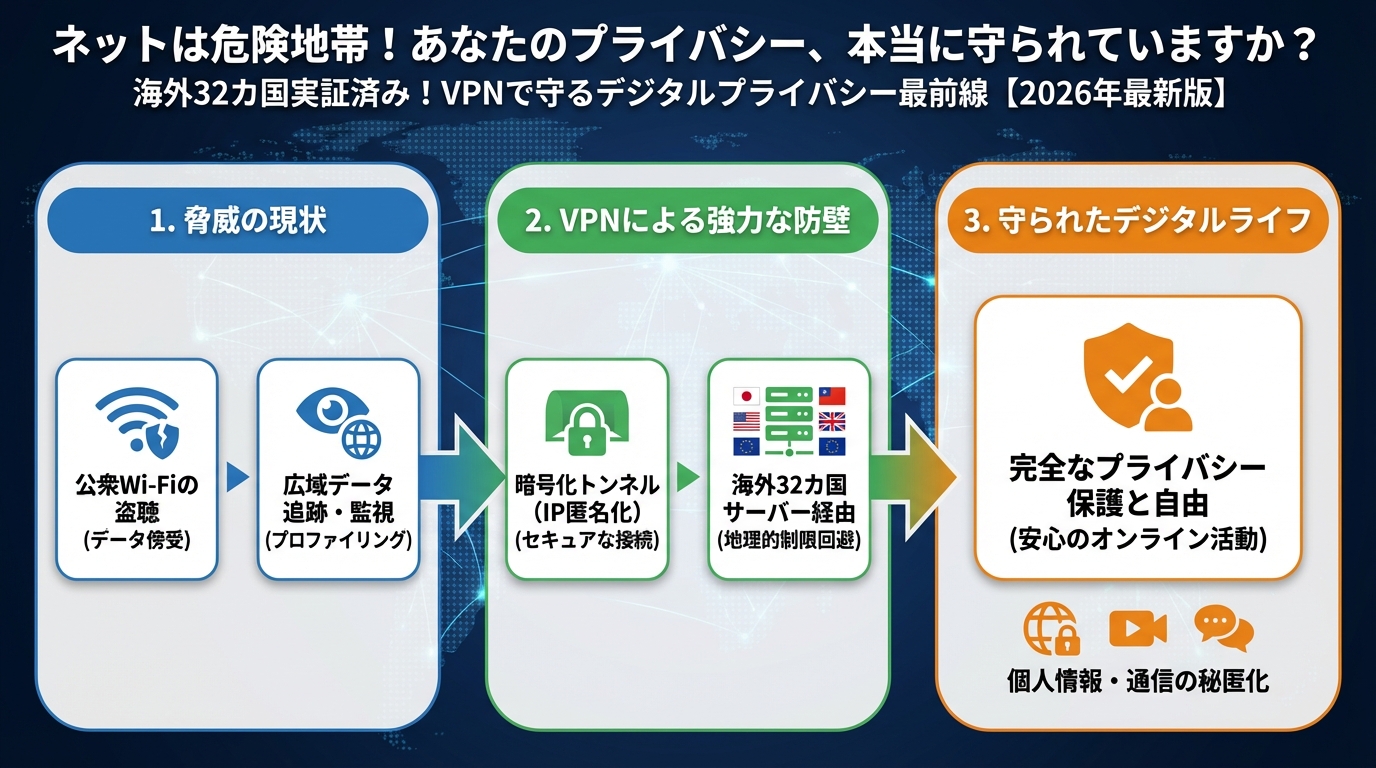 プライバシー ネットは危険地帯!あなたのプライバシー、本当に守られていますか?
