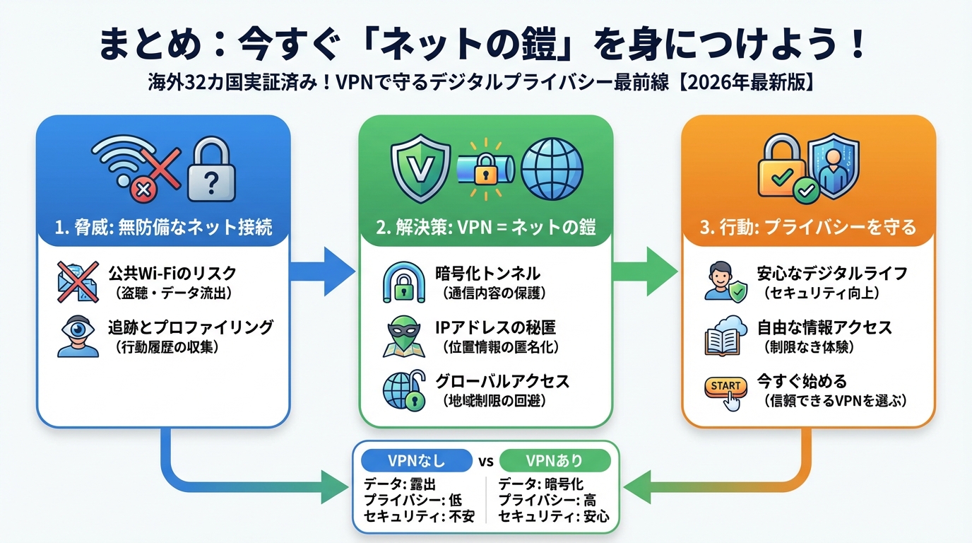プライバシー まとめ:今すぐ「ネットの鎧」を身につけよう!