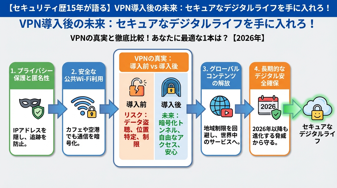 セキュリティ VPN導入後の未来:セキュアなデジタルライフを手に入れろ!