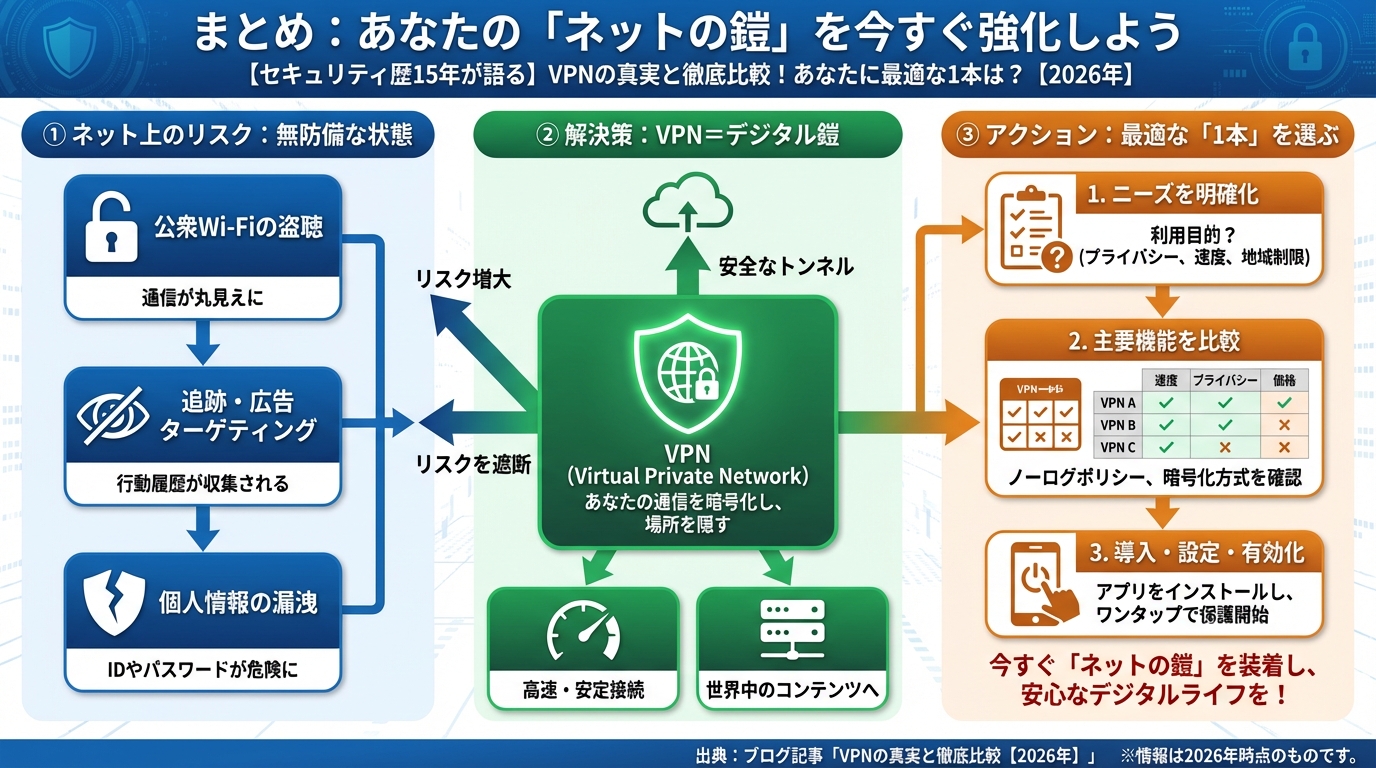 セキュリティ まとめ:あなたの「ネットの鎧」を今すぐ強化しよう