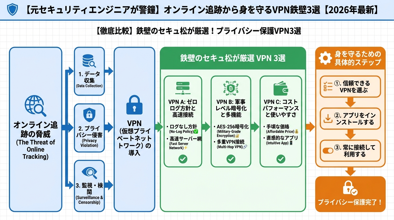 プライバシー 【徹底比較】セキュアが厳選!プライバシー保護VPN3選