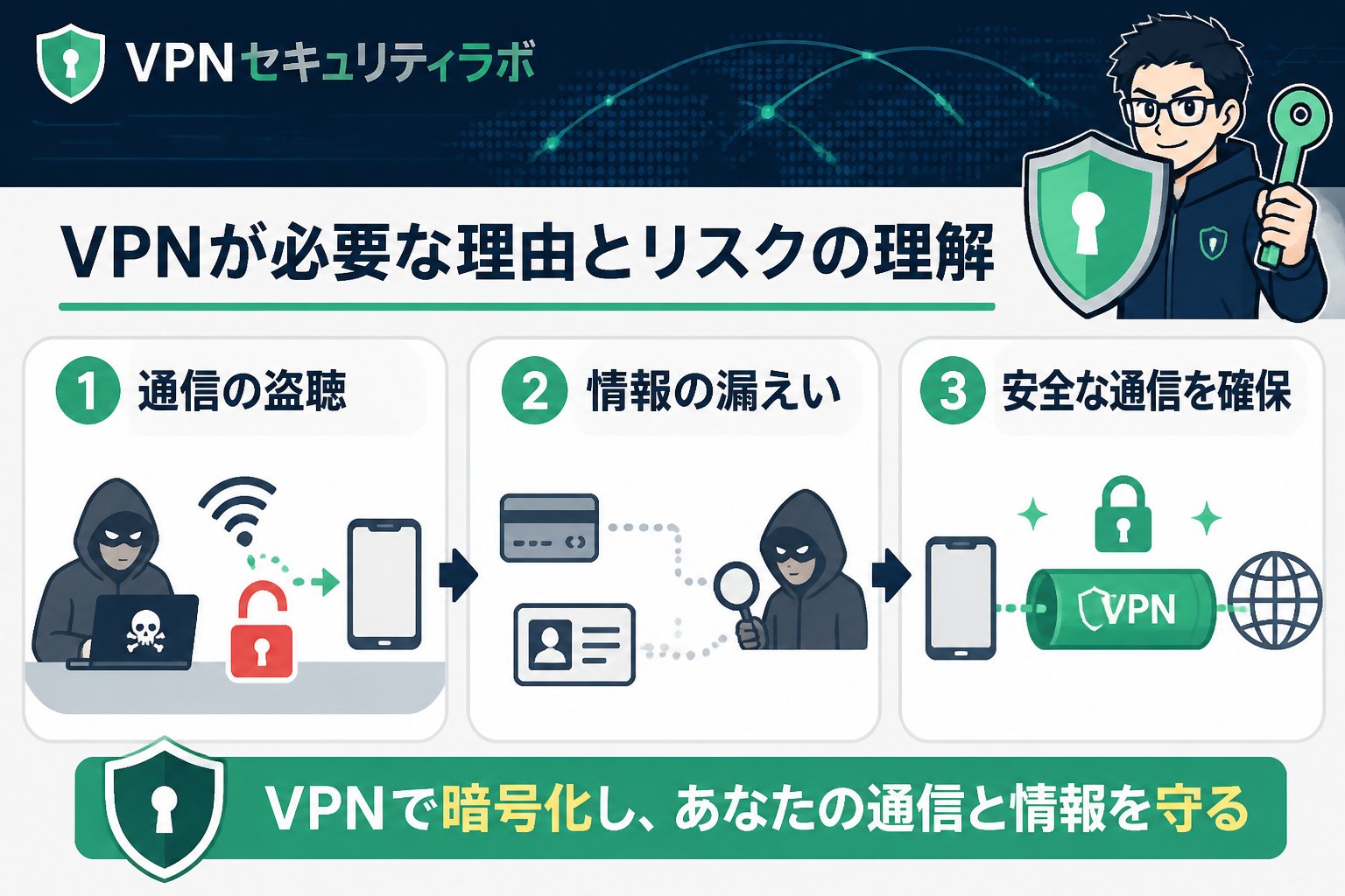 VPN比較 VPNが必要な理由とリスクの理解
