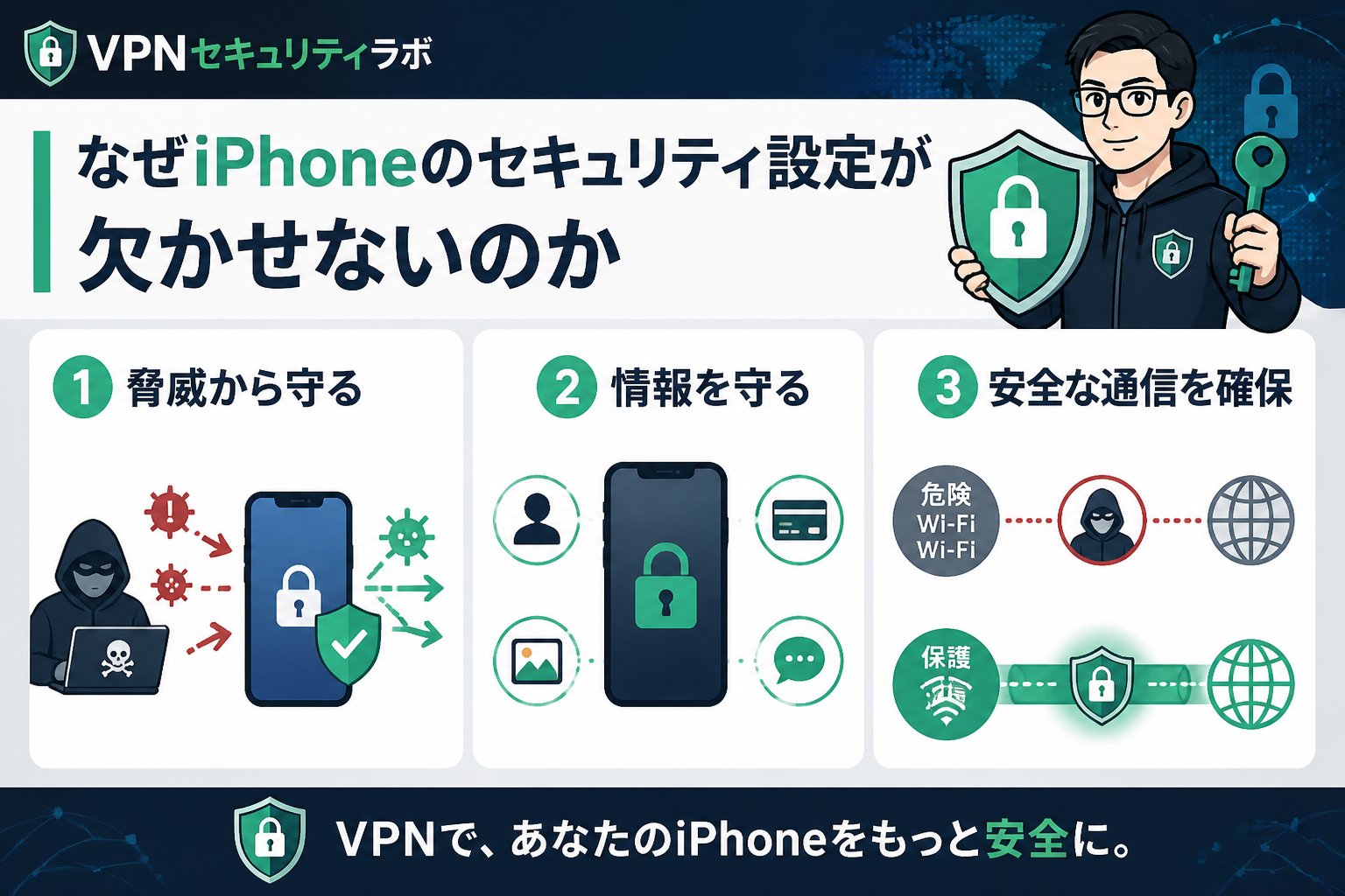 セキュリティ 1. なぜiPhoneのセキュリティ設定が欠かせないのか