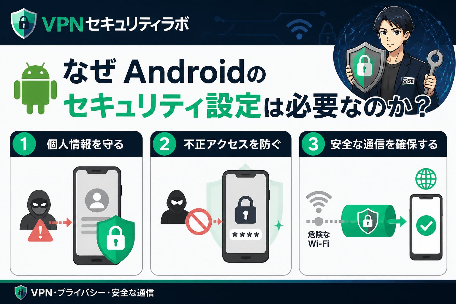 セキュリティ なぜAndroidのセキュリティ設定は必要なのか？リスクを知る