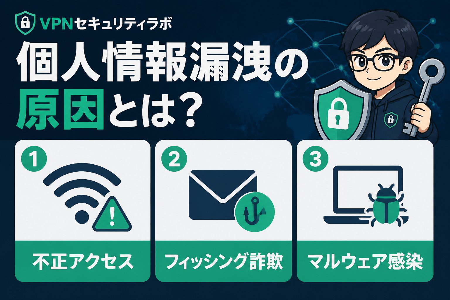 プライバシー 個人情報漏洩の原因とは?