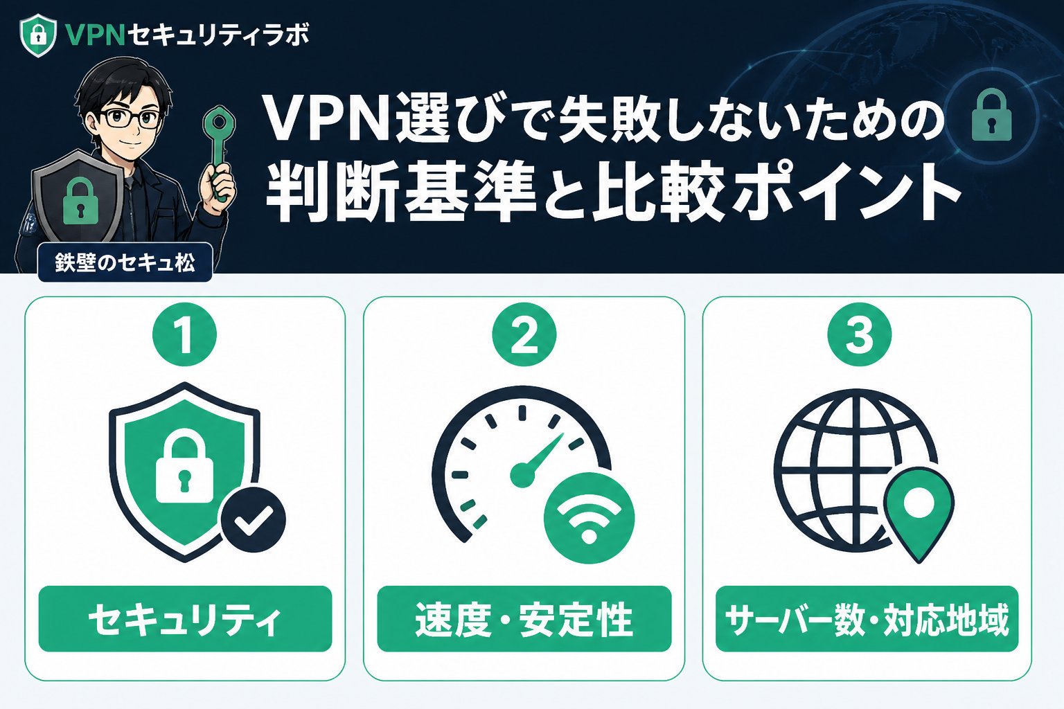 VPN比較 VPN選びで失敗しないための判断基準と比較ポイント