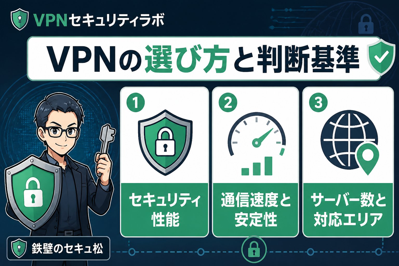 フリーWi-Fi VPNの選び方と判断基準