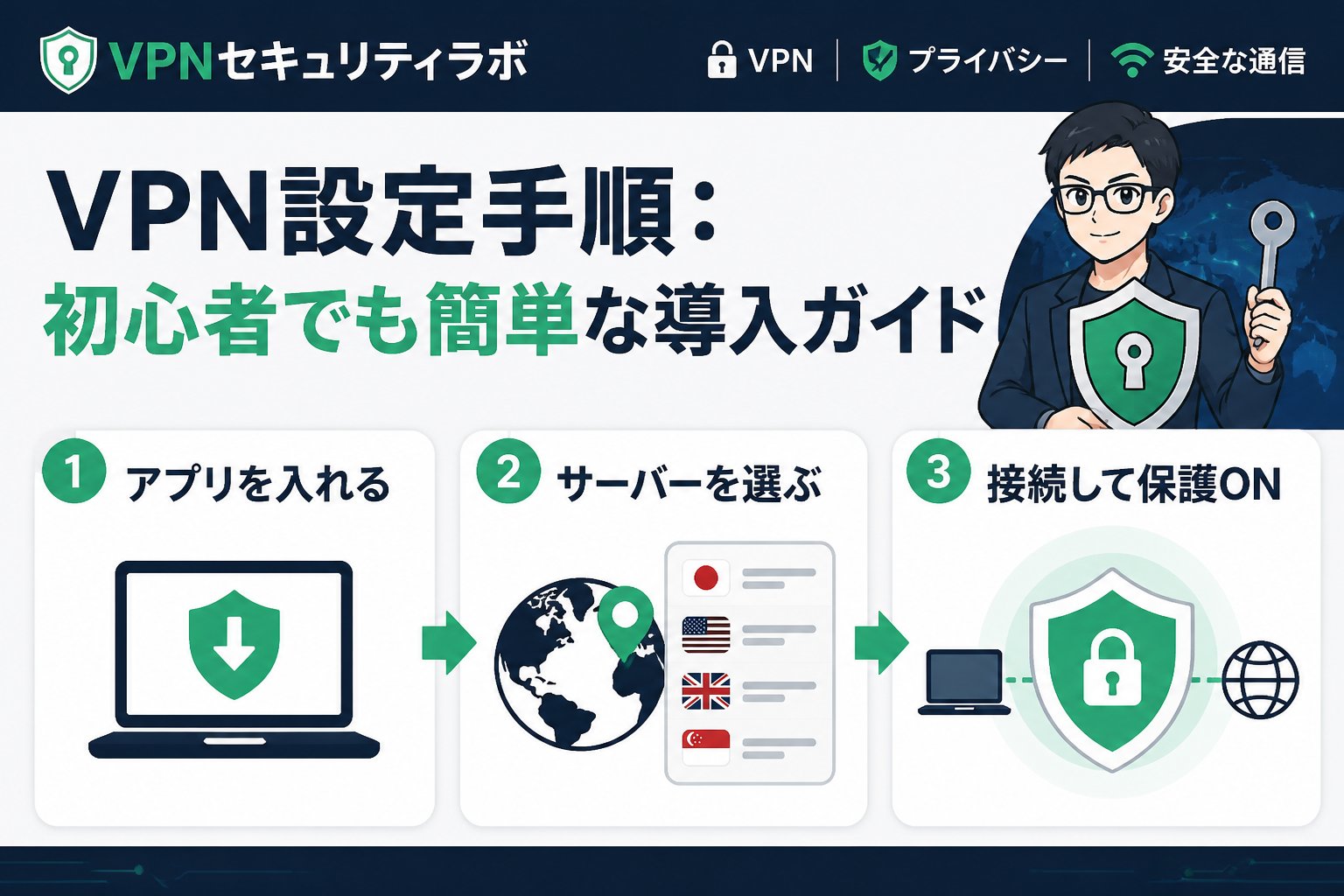 VPN比較 VPN設定手順:初心者でも簡単な導入ガイド