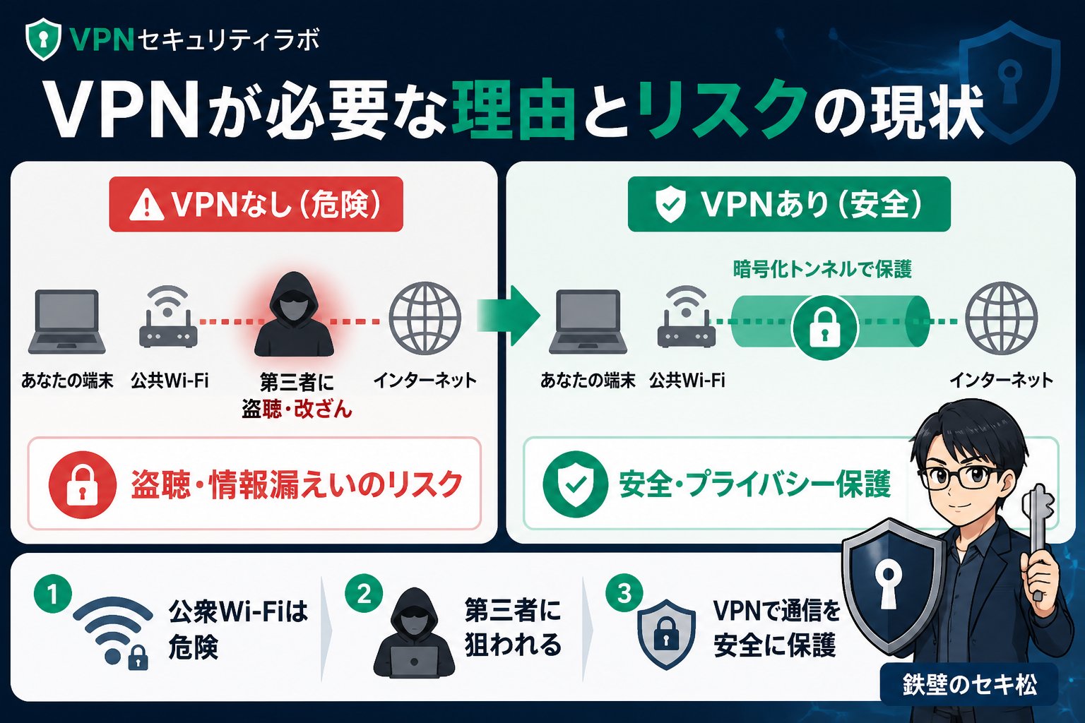 プライバシー VPNが必要な理由とリスクの現状