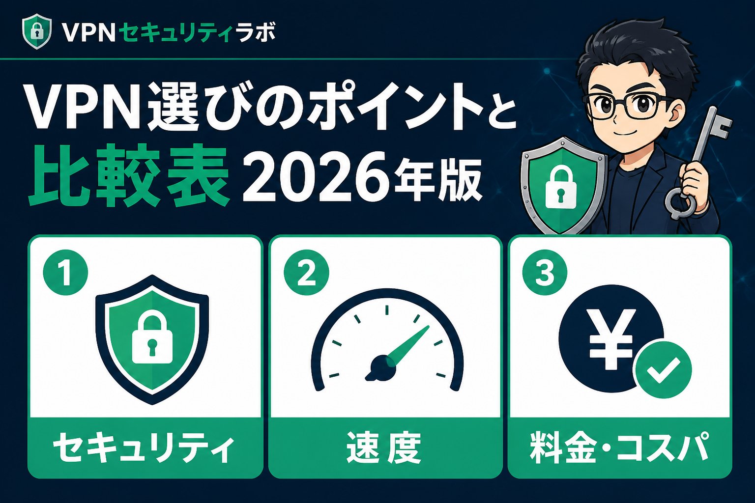 フリーWi-Fi VPN選びのポイントと比較表2026年版