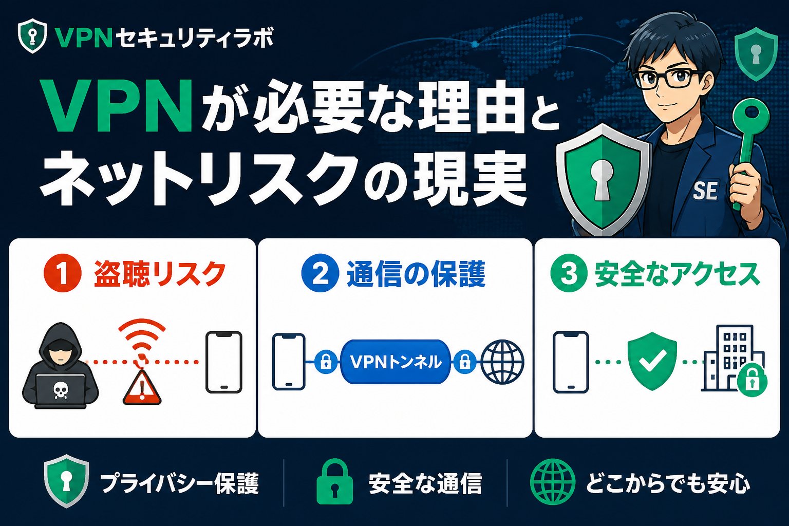 セキュリティ VPNが必要な理由とネットリスクの現実
