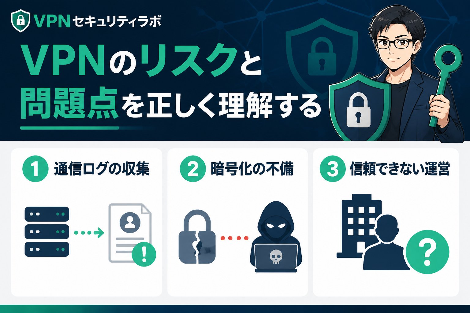 プライバシー VPNのリスクと問題点を正しく理解する