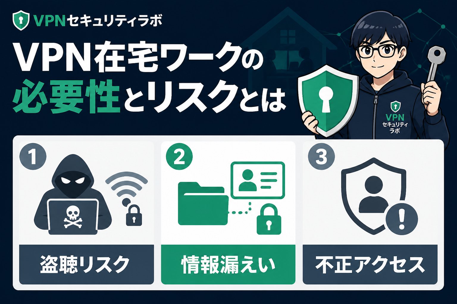 VPN比較 VPN在宅ワークの必要性とリスクとは
