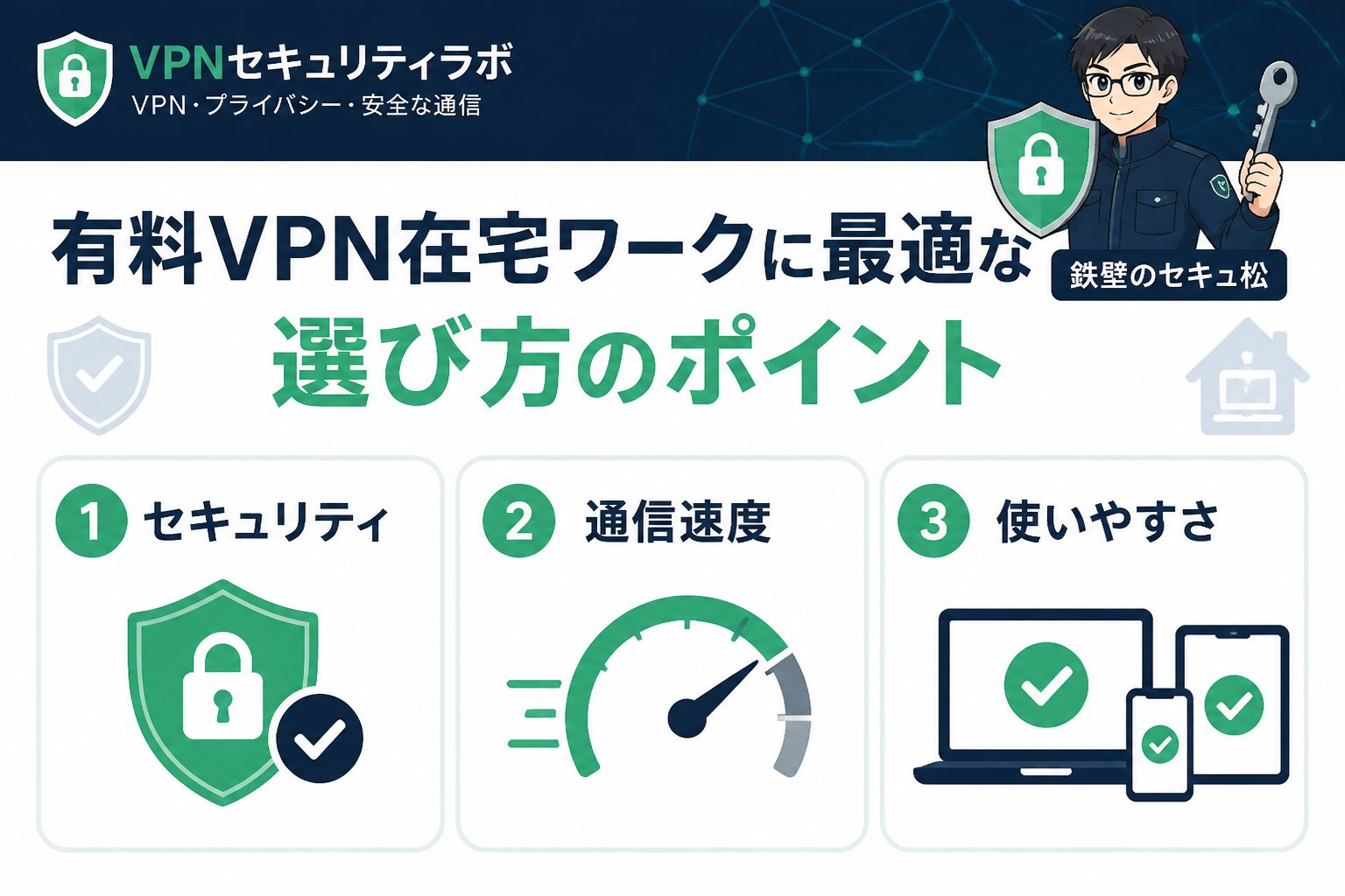 VPN比較 有料VPN在宅ワークに最適な選び方のポイント
