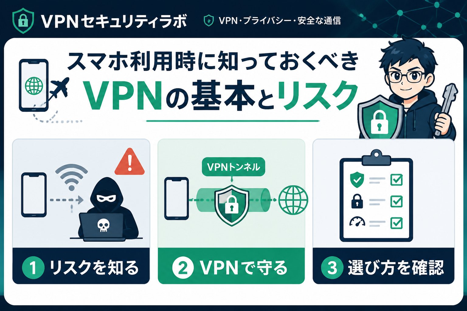VPN比較 スマホ利用時に知っておくべきVPNの基本とリスク