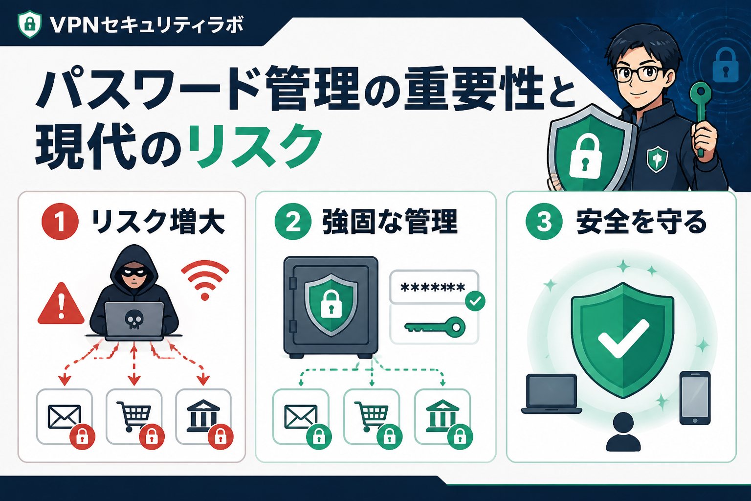 セキュリティ パスワード管理の重要性と現代のリスク
