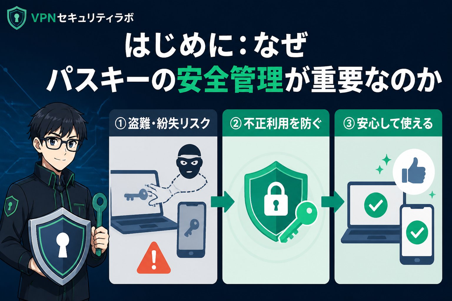 セキュリティ はじめに：なぜパスキーの安全管理が重要なのか
