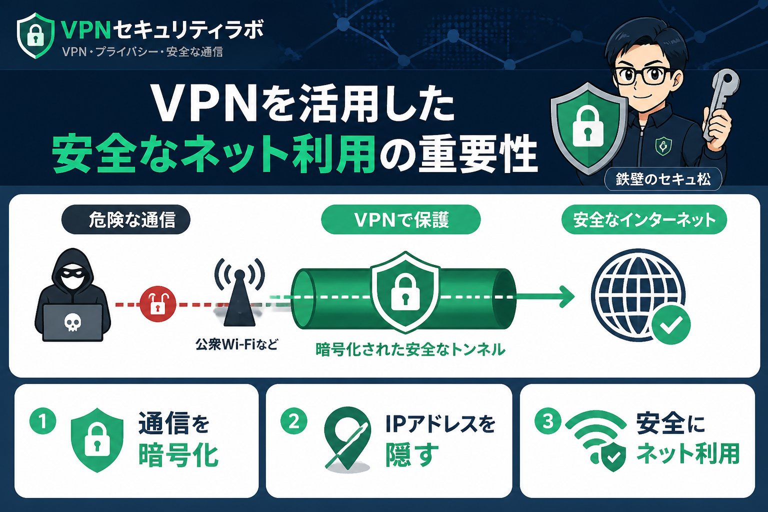 セキュリティ VPNを活用した安全なネット利用の重要性