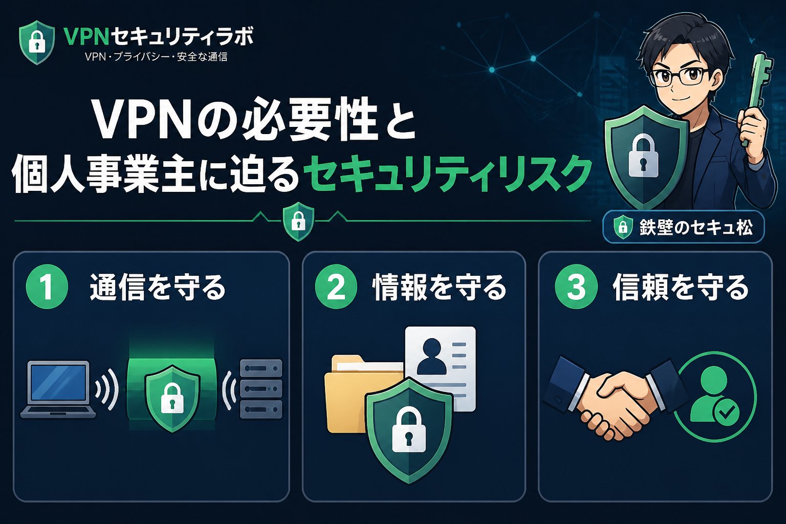 セキュリティ VPNの必要性と個人事業主に迫るセキュリティリスク