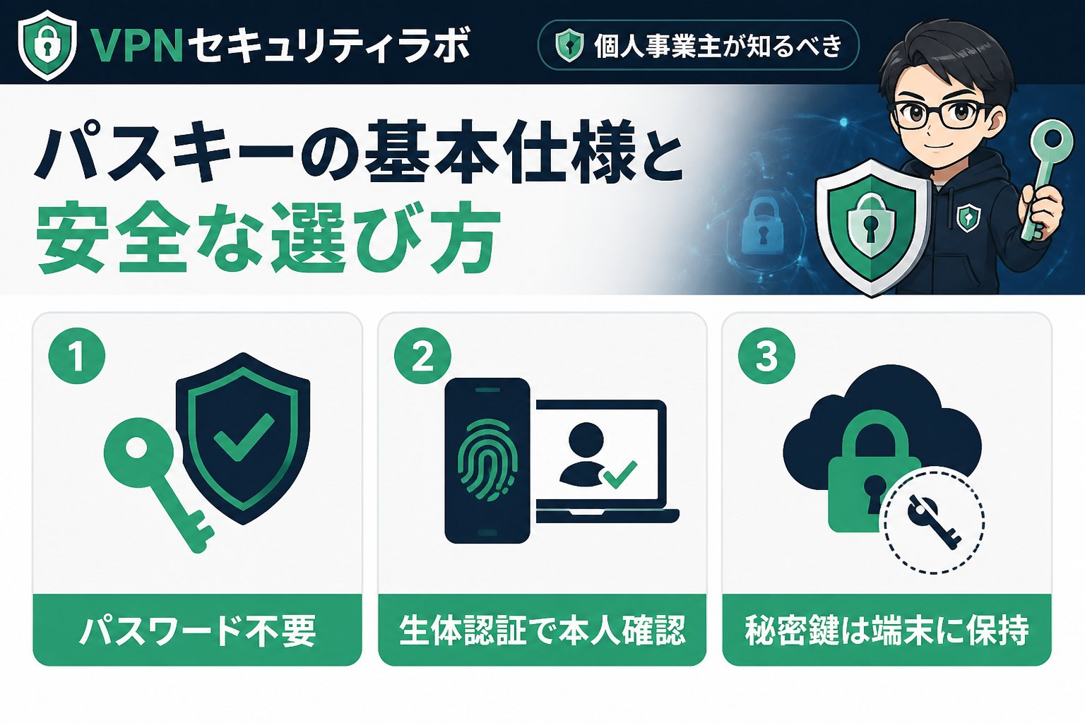 セキュリティ パスキーの基本仕様と安全な選び方