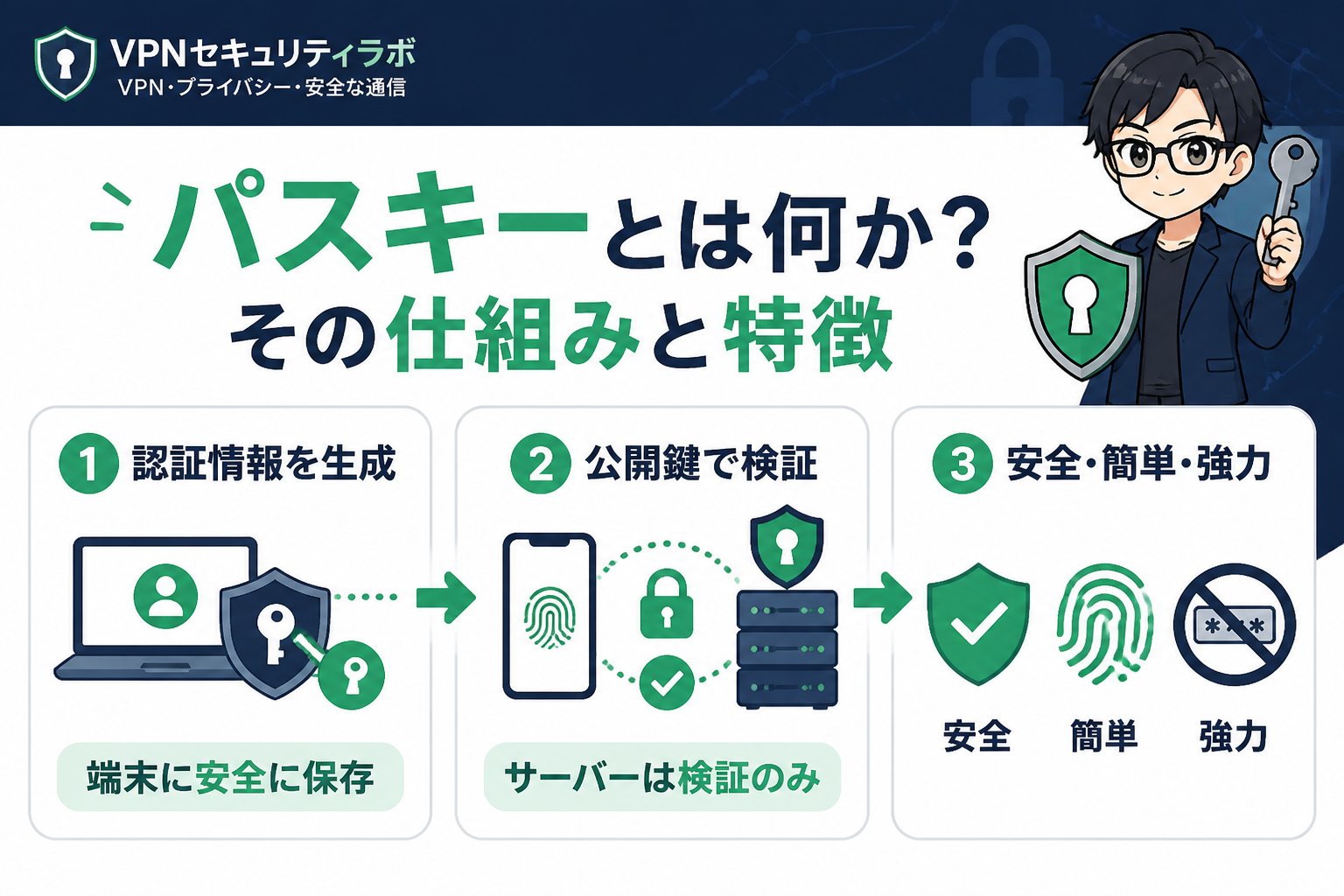 セキュリティ パスキーとは何か？その仕組みと特徴