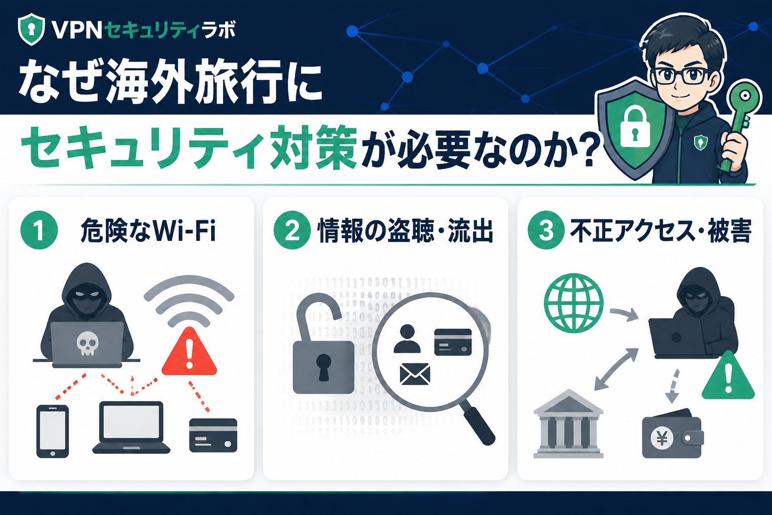 プライバシー なぜ海外旅行にセキュリティ対策が必要なのか？