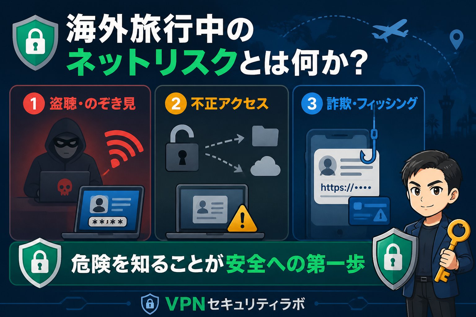 プライバシー 海外旅行中のネットリスクとは何か?具体的な脅威を理解する