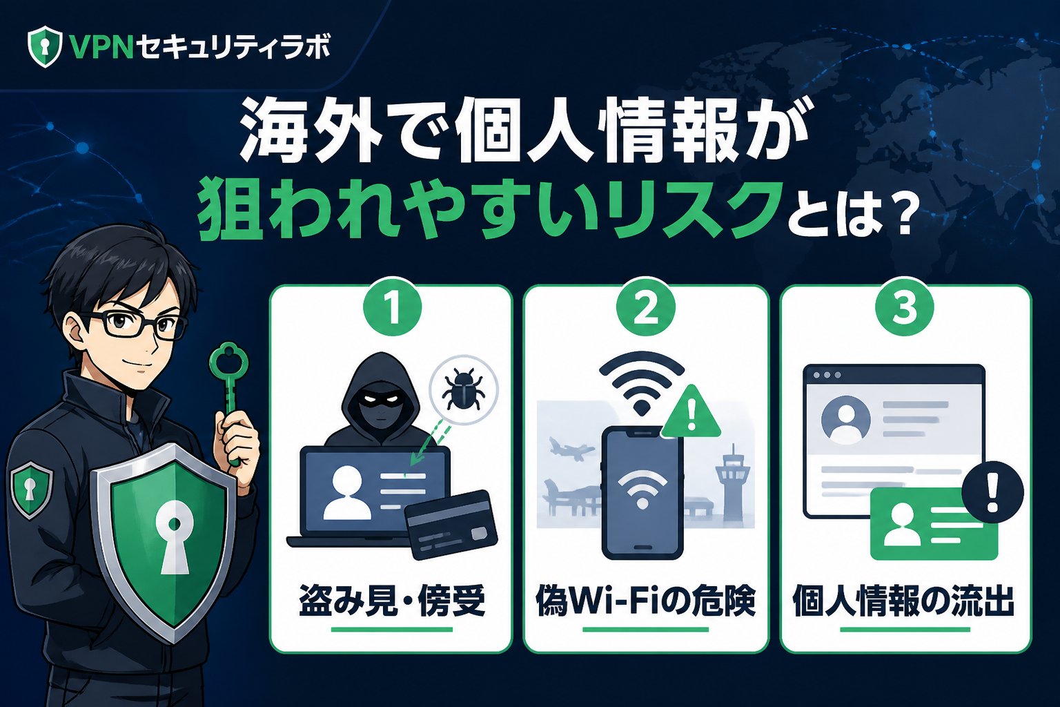 プライバシー 海外で個人情報が狙われやすいリスクとは？