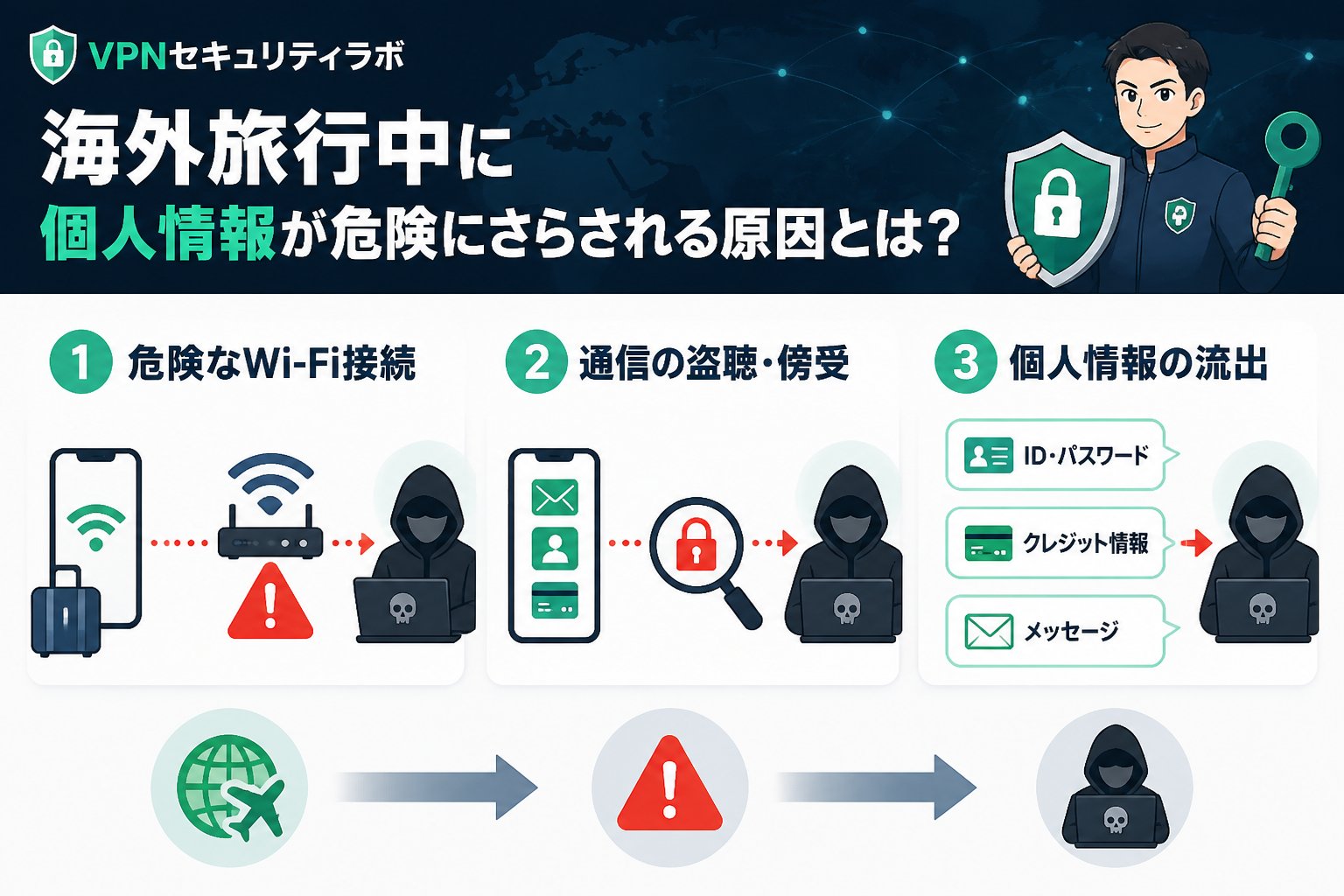 プライバシー 海外旅行中に個人情報が危険にさらされる原因とは？
