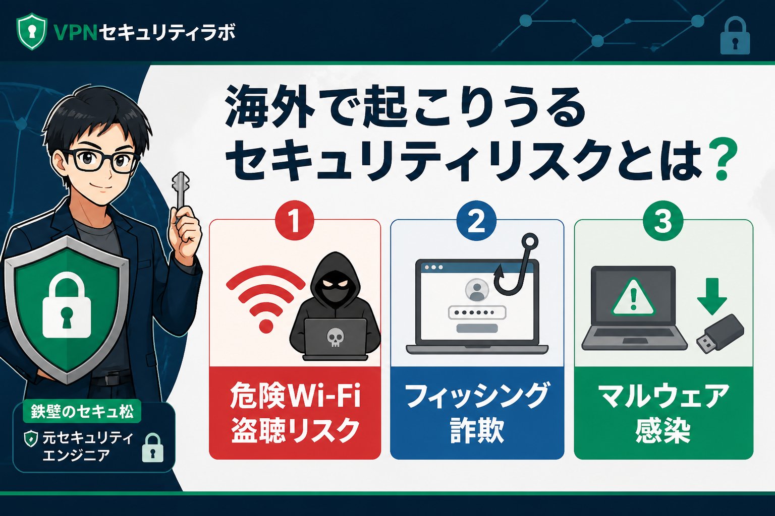 プライバシー 海外で起こりうるセキュリティリスクとは?