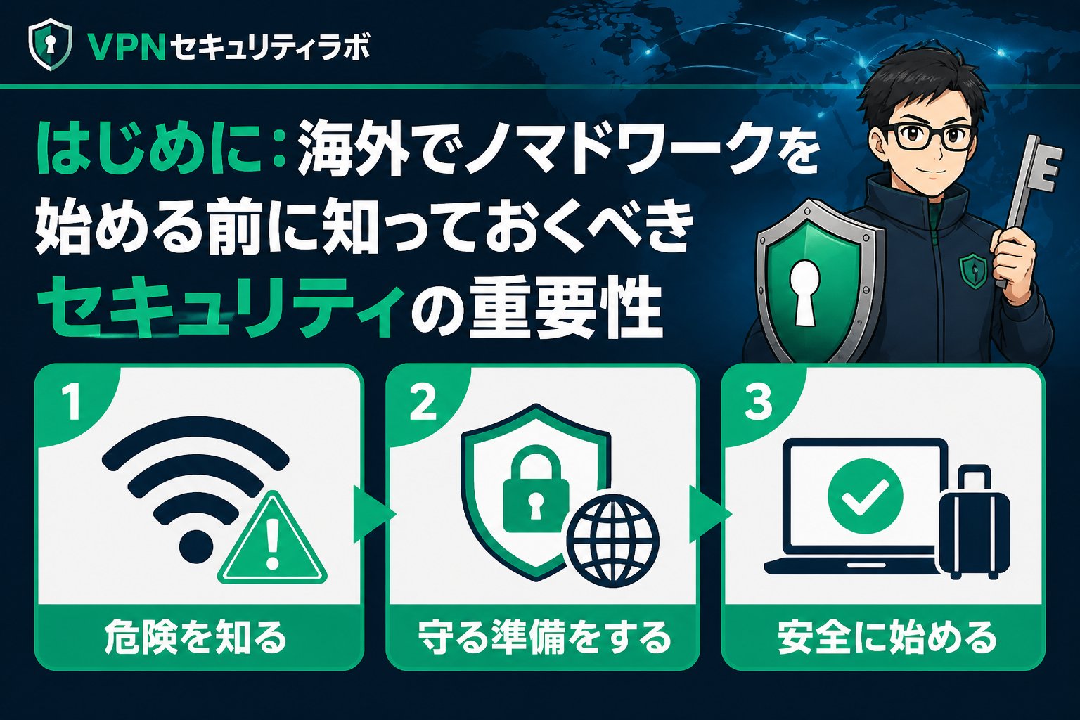 プライバシー はじめに：海外でノマドワークを始める前に知っておくべきセキュリティの重要性