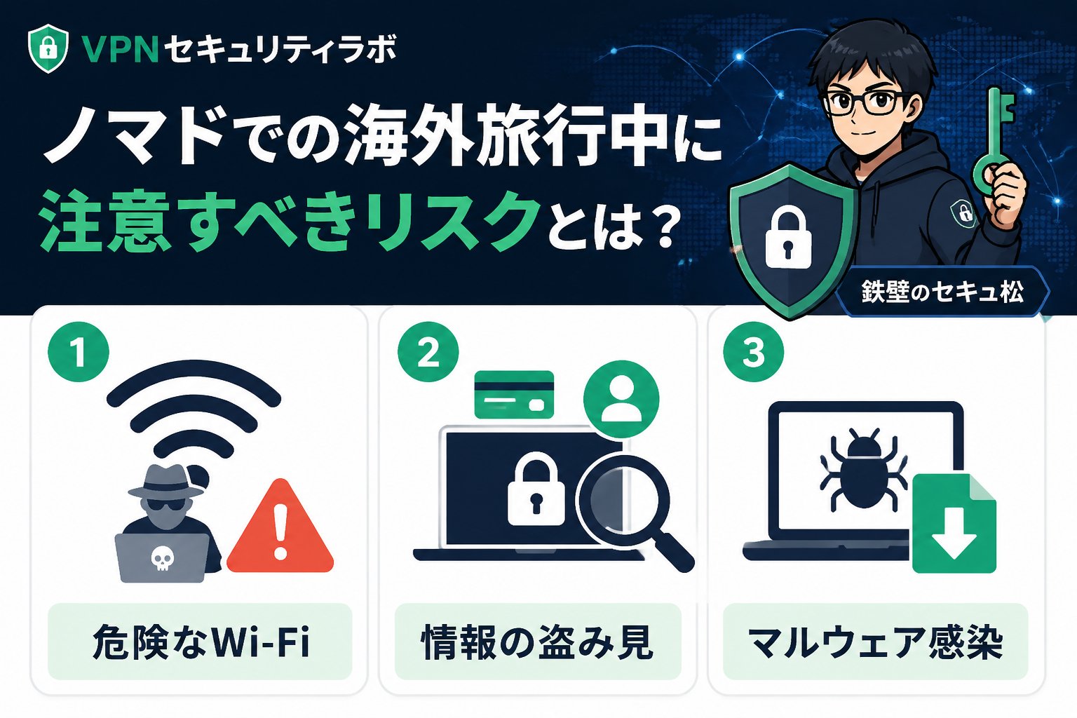 プライバシー ノマドでの海外旅行中に注意すべきリスクとは?