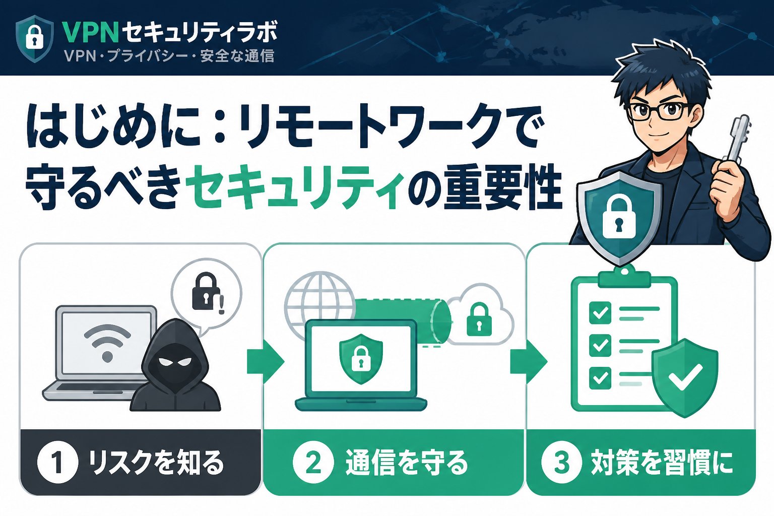 プライバシー はじめに:リモートワークで守るべきセキュリティの重要性