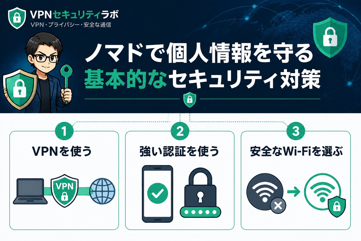 プライバシー ノマドで個人情報を守るための基本的なセキュリティ対策
