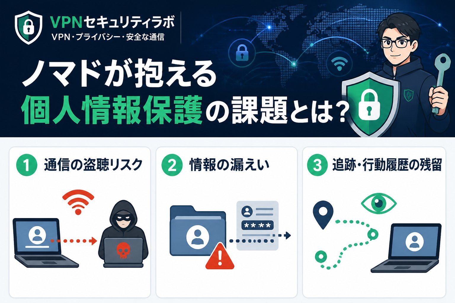 プライバシー ノマドが抱える個人情報保護の課題とは?