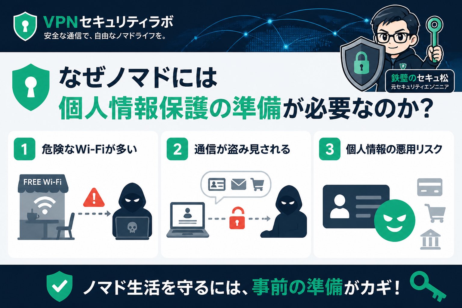 プライバシー なぜノマドには個人情報保護の準備が必要なのか？